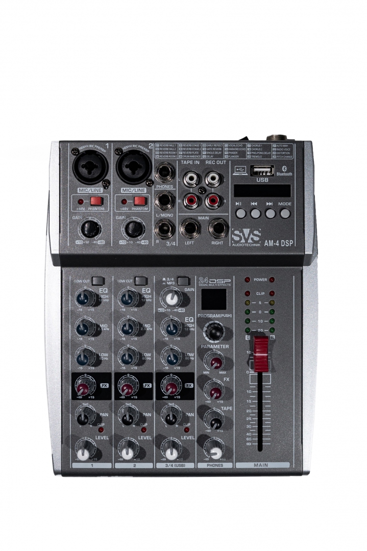 SVS Audiotechnik mixers AM-4 DSP Аналоговый микшерный пульт, 4-канала в Электрогорске