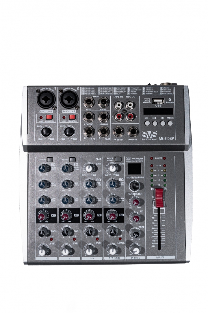 SVS Audiotechnik mixers AM-6 DSP Микшерный пульт аналоговый, 6-канальный SVS Audiotechnik mixers в Электрогорске